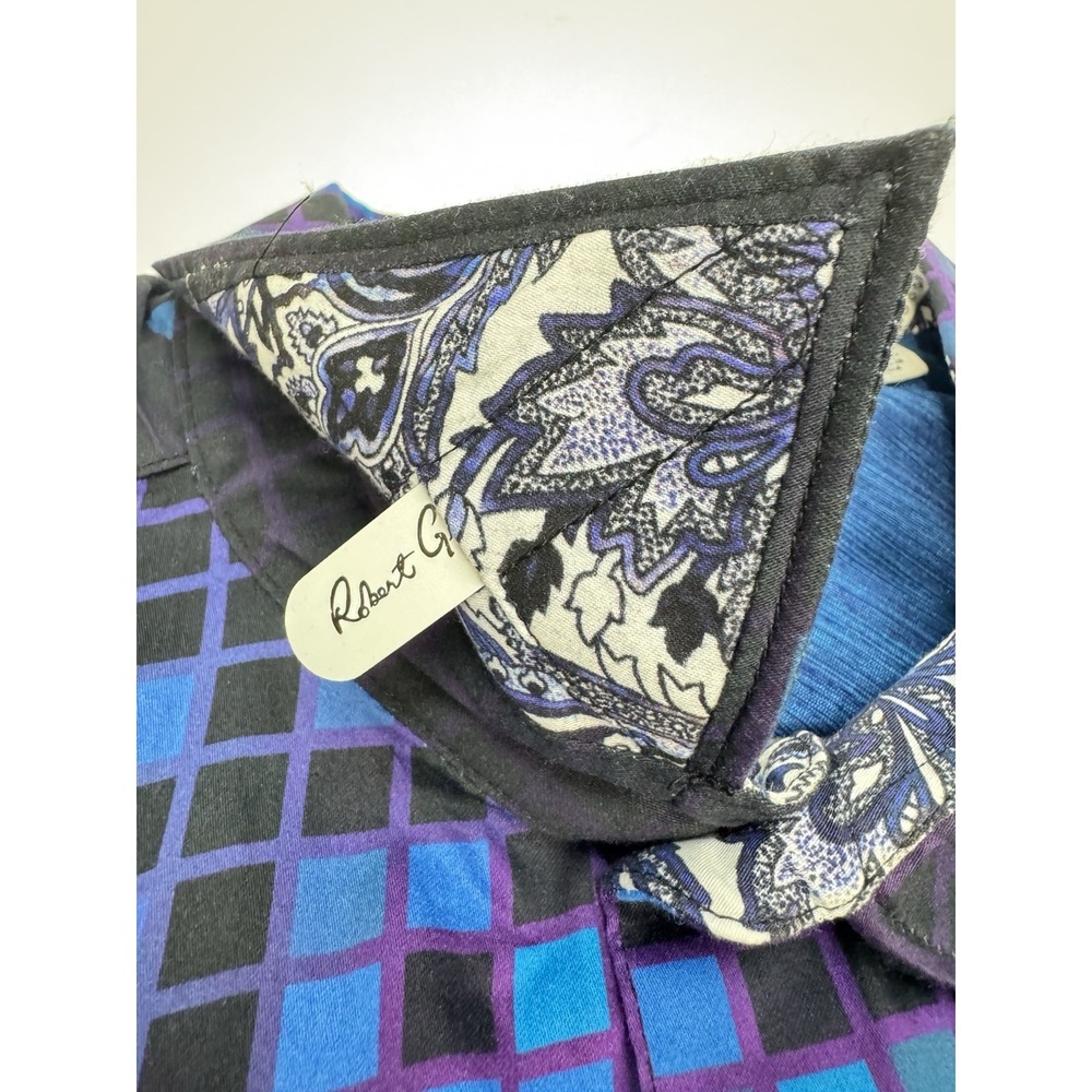 NWT Robert Graham DISCO SKULL Embroidered Sequined Disco Ball Shirt 3XL $328 - Picture 10 of 16
